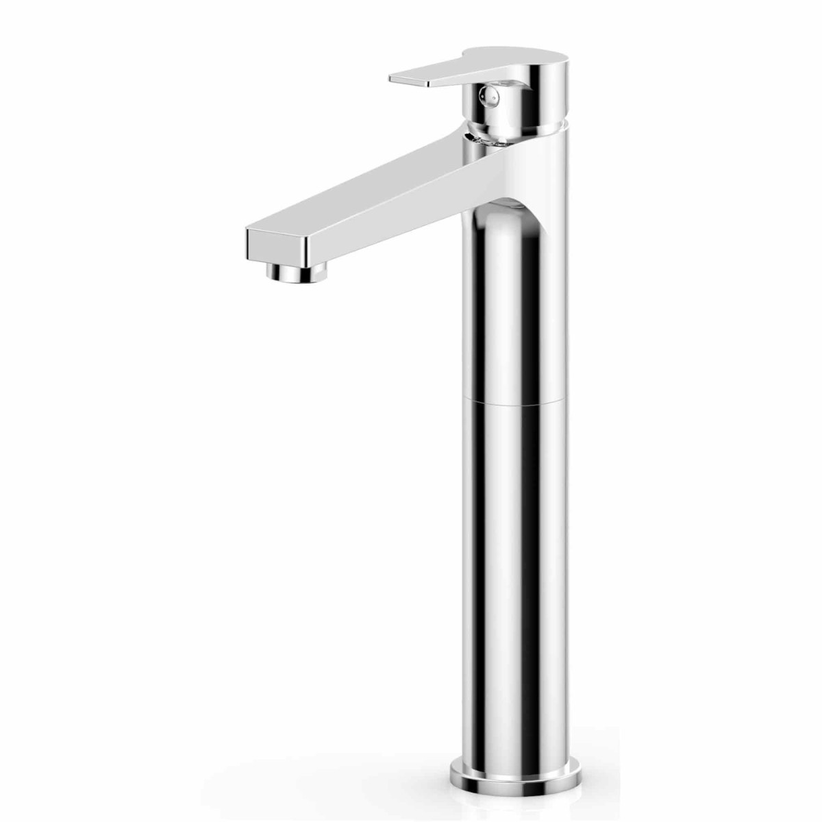 Robinet à bec haut pour vasque à poser, chromé, SERIE MIO
