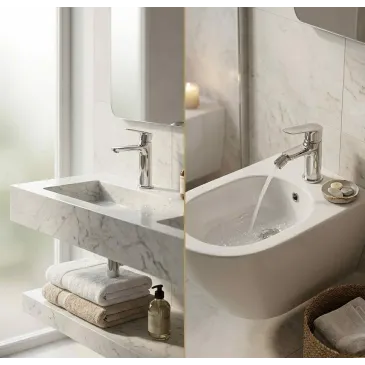 Rubinetto lavabo e bidet...