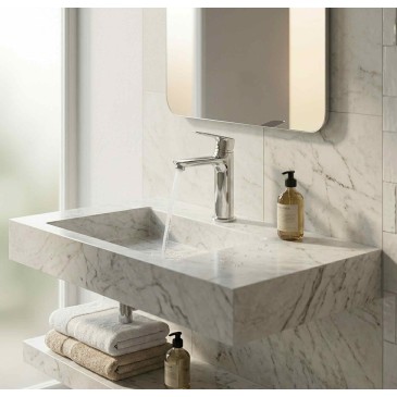 Miscelatori lavabo e bidet cromati Funky Crolla