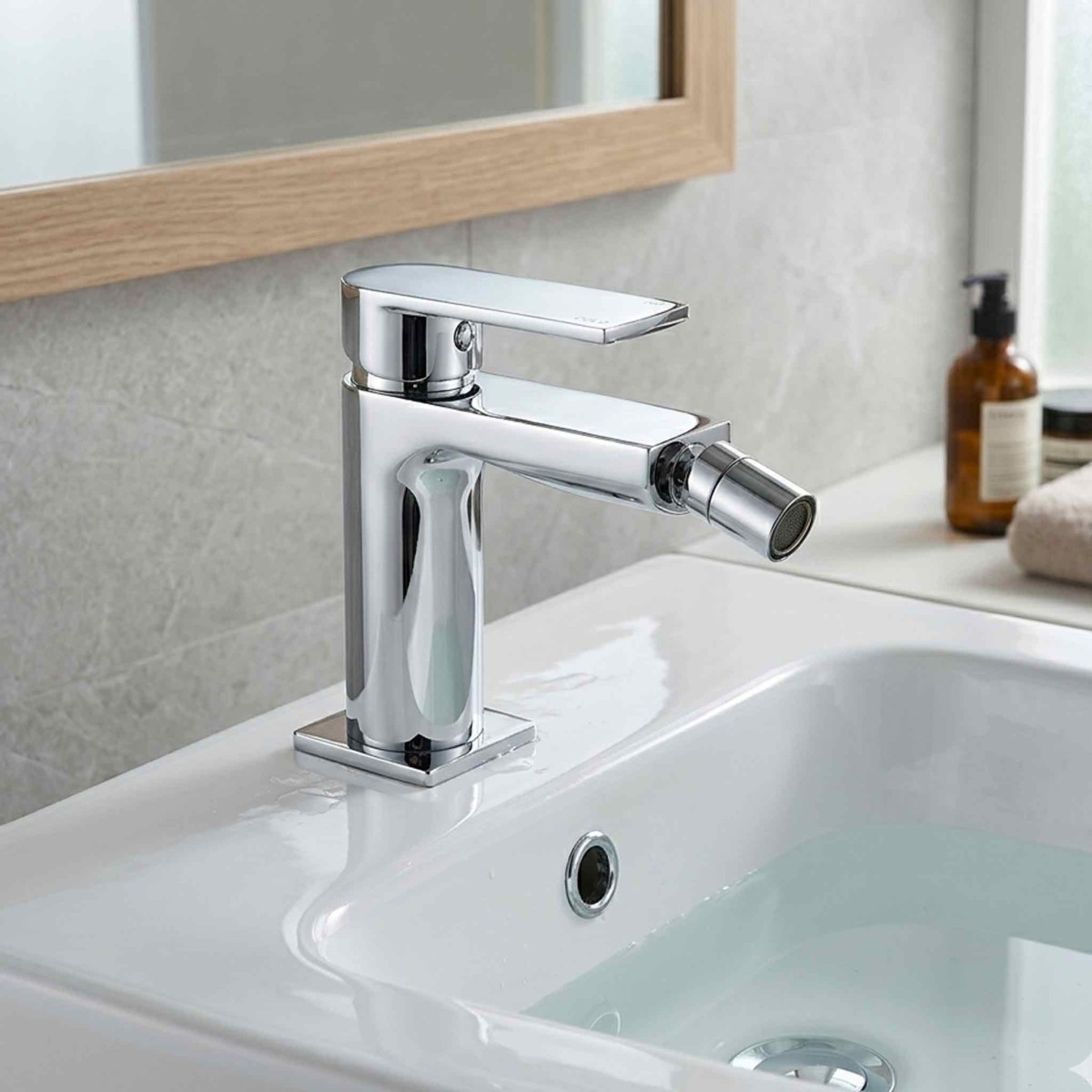 Mitigeur de bidet chromé Alpha Designer