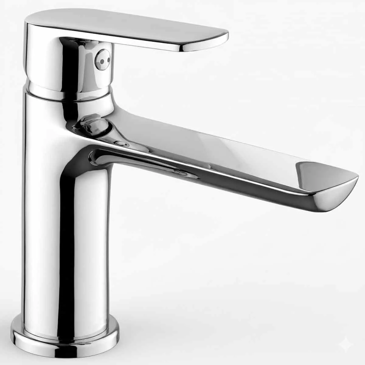 Robinet d'évier à bec long chrome Funky