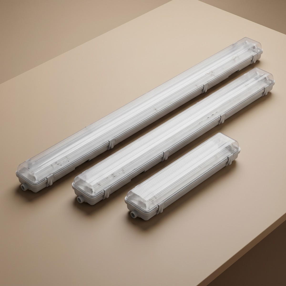 plafoniera LED lineare disponibile in 3 dimensioni