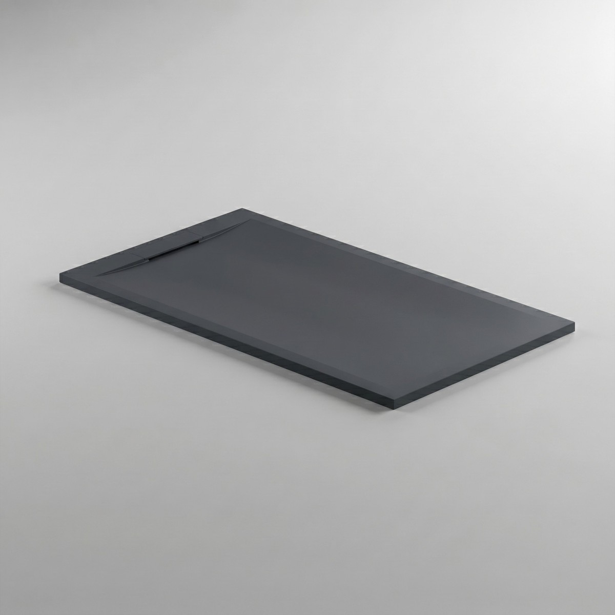 Receveur De Douche Anthracite Résine Minérale Gris Foncé...
