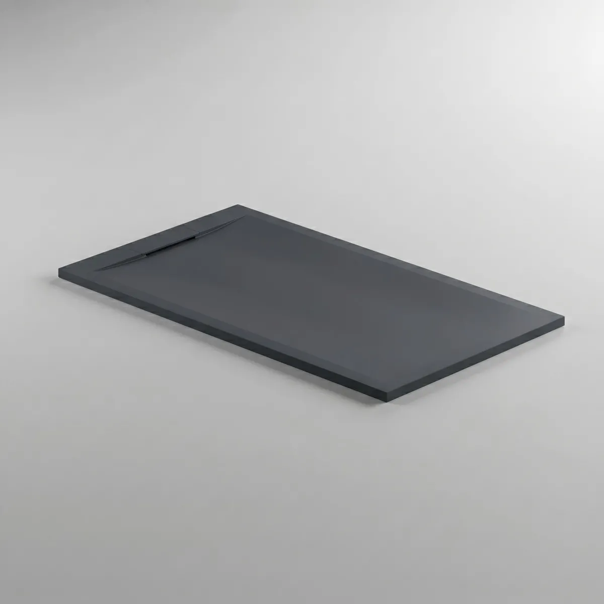 Receveur De Douche Anthracite Résine Minérale Gris Foncé...