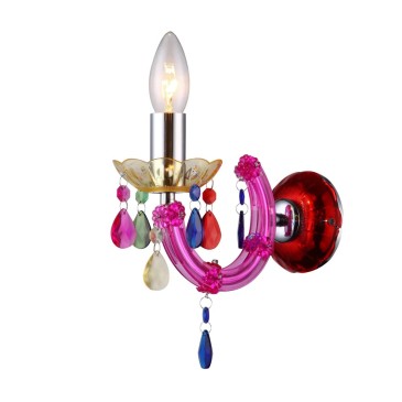 Applique murale moderne en cristal E14 | Mondialshop