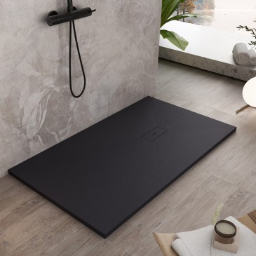 Duschwanne aus SCHWARZEM...