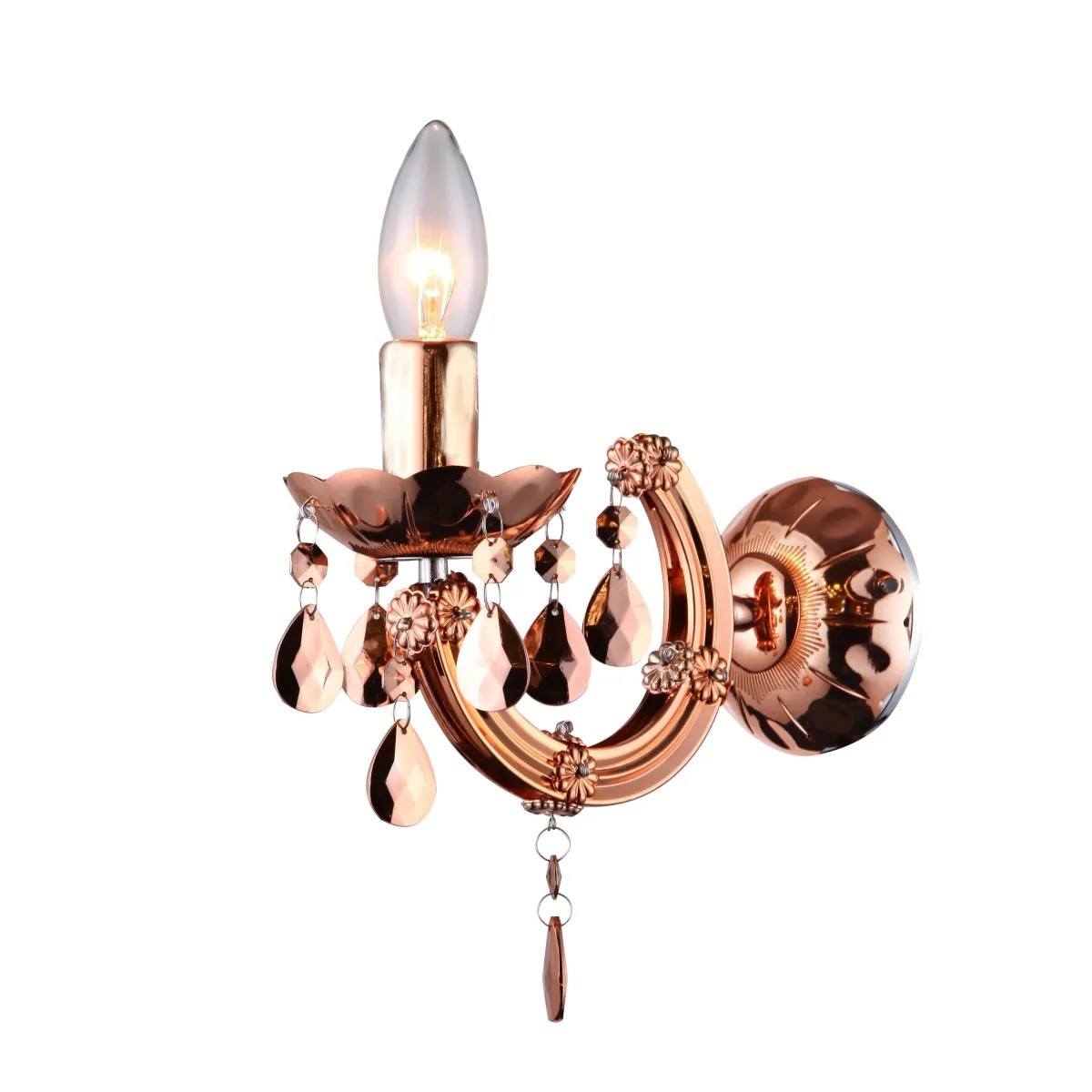 Applique murale moderne en cristal E14 | Mondialshop