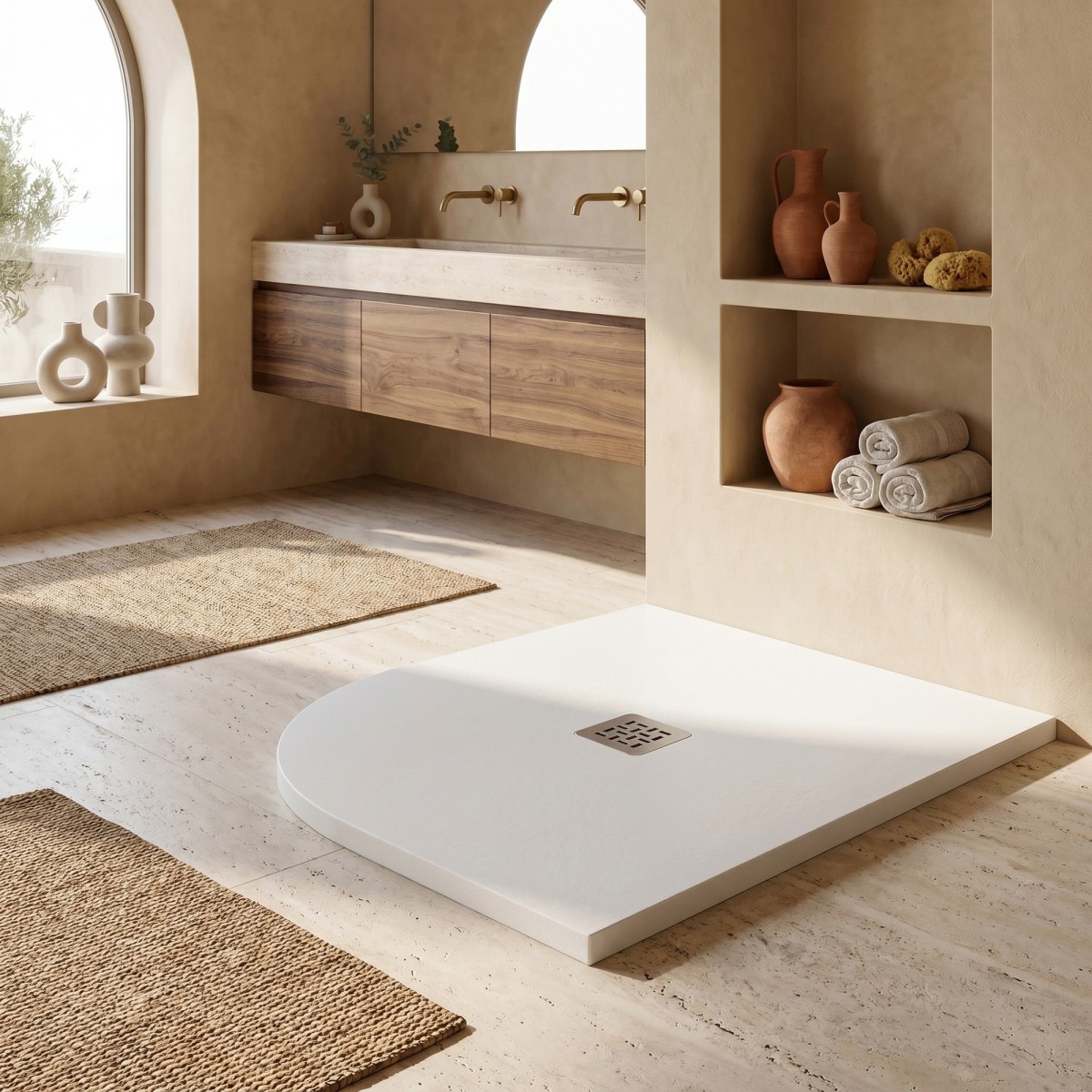 Piatto Doccia Semicircolare KRONOS PRO 80X80 90X90...