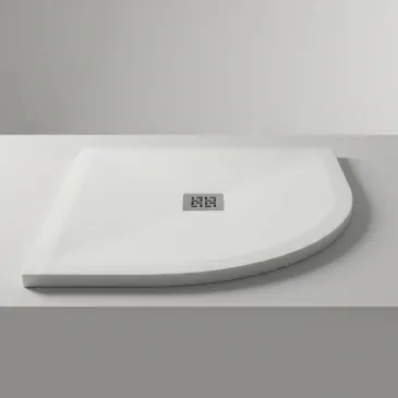 Receveur de douche semi-circulaire KRONOS PRO 80x80 90x90 en marbre