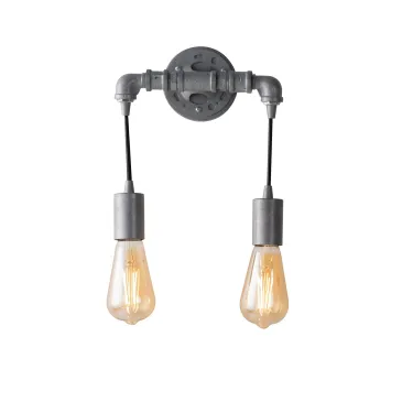 Applique murale rustique en métal rouillé ou galvanisé | Mondialshop