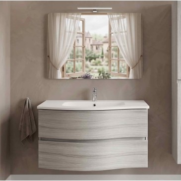 Mobile bagno sospeso bianco in offerta