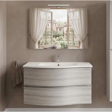 Mobile bagno sospeso bianco in offerta
