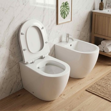 Sanitari filo muro wc e...