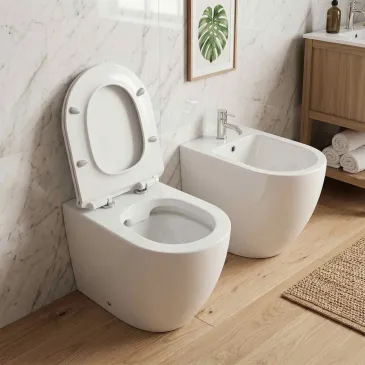 Sanitari filo muro wc e...