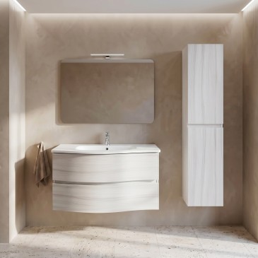 Mobile bagno sospeso bianco...
