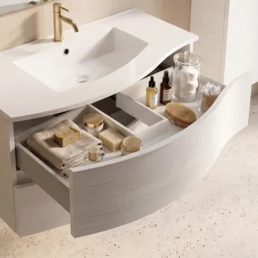 Mobile bagno sospeso bianco in offerta