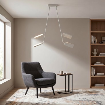 Plafoniera Moderna LED in 4...
