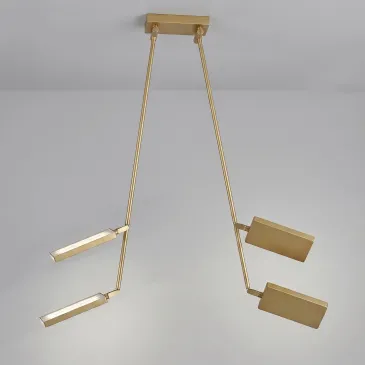 Plafonnier LED 2x17W avec spots orientables | Mondialshop