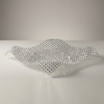 Plafonnier Wave avec 9 cristaux K9 G9 | Mondialshop