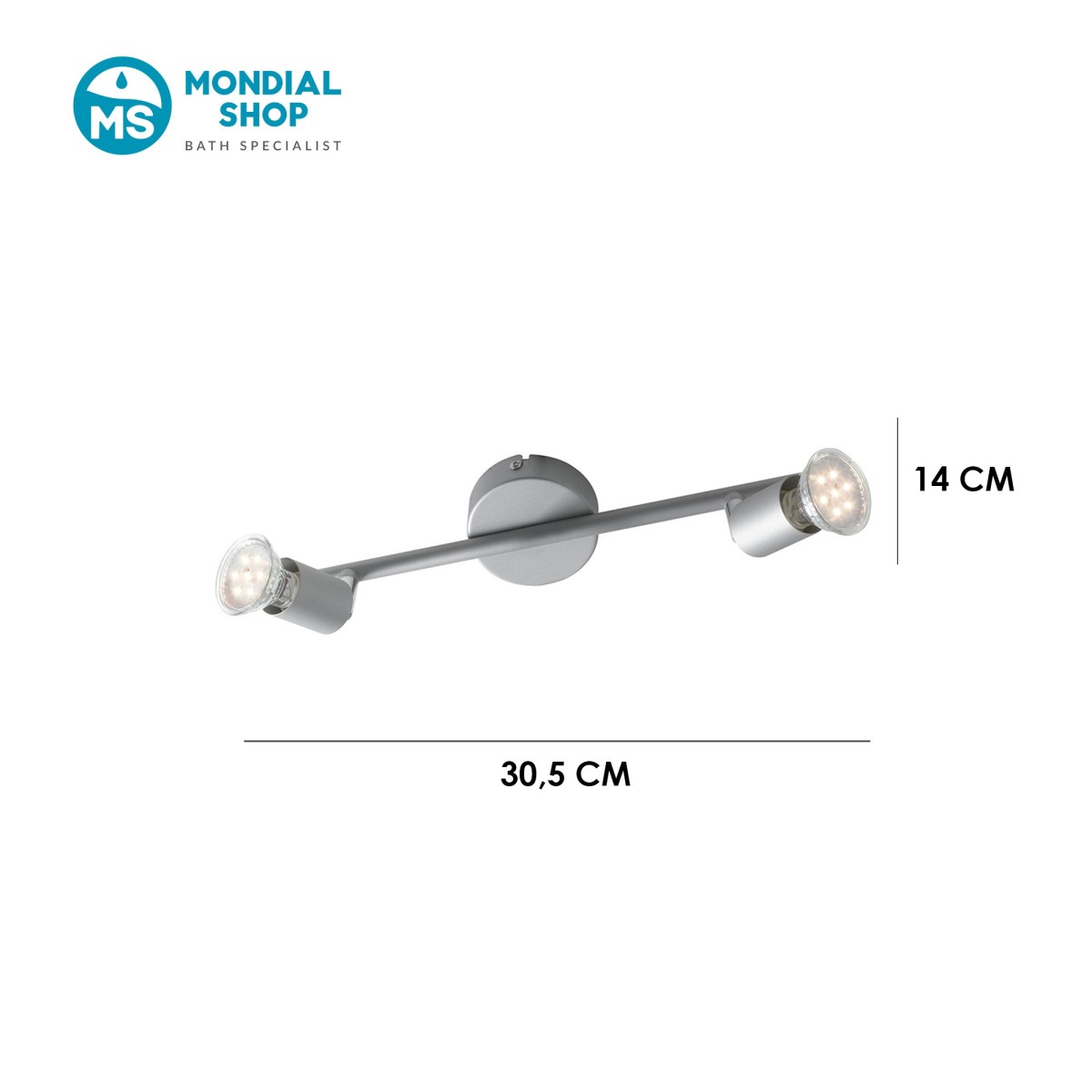 Spotlight LED Incasso 3W | Mondialshop