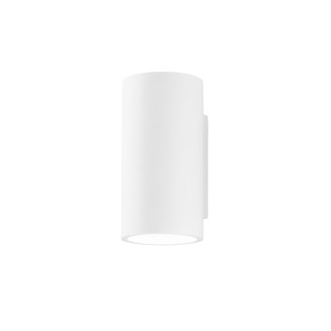 Applique Cilindrica Verniciabile Biemissione 2xGU10 | Mondialshop