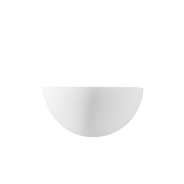 Applique Semitonda Gesso Verniciabile E27 | Mondialshop
