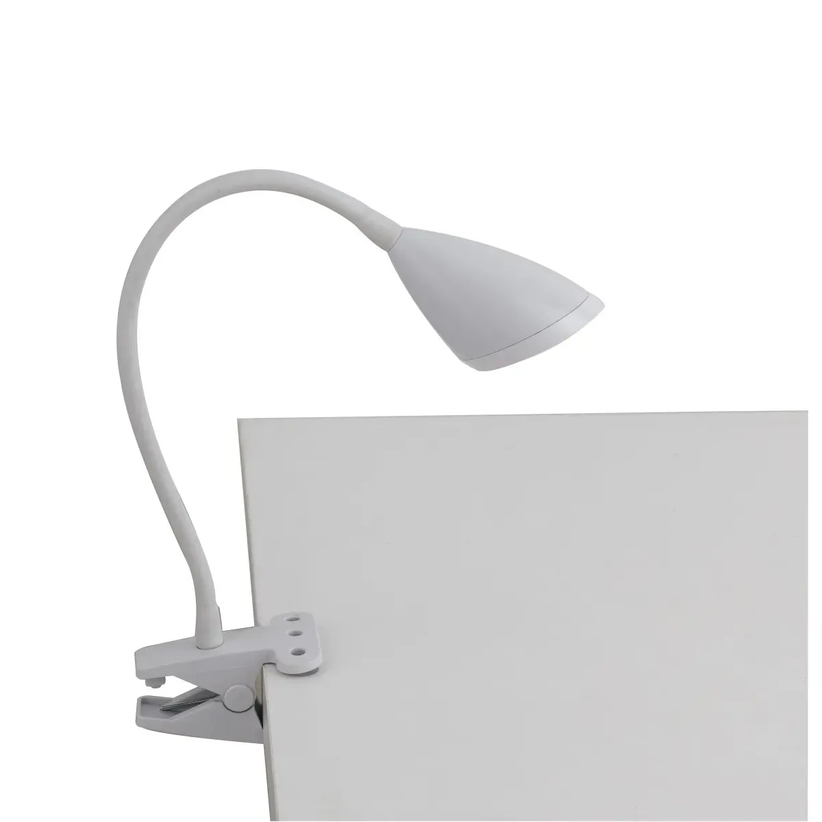 Praticità salvaspazio per la camera da letto: lampada a...