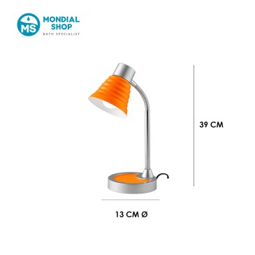 Scheda tecnica lampada da tavolo LEONARDO arancione