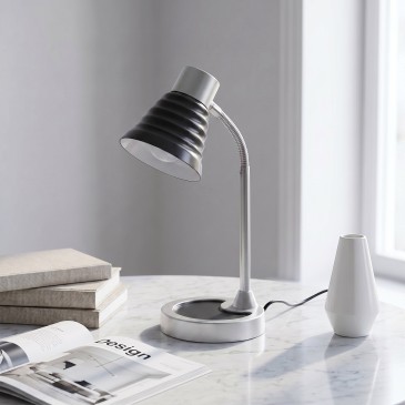 Lampada da Lettura Disponibile in 4 varianti Orientabile Lampada da Tavolo adatta a camere e uffici Moderna E14