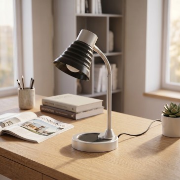 lampada moderna orientabile disponibile in 4 varianti di stile