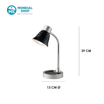 Scheda tecnica lampada da tavolo LEONARDO nera