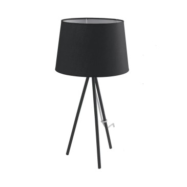 Lampe de table trépied E27 | Mondialshop