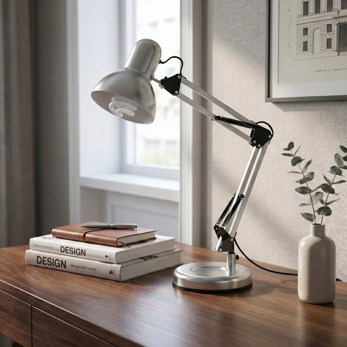 Flexible E27-Schreibtischlampe | Mondialshop