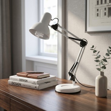 Flexible E27-Schreibtischlampe | Mondialshop