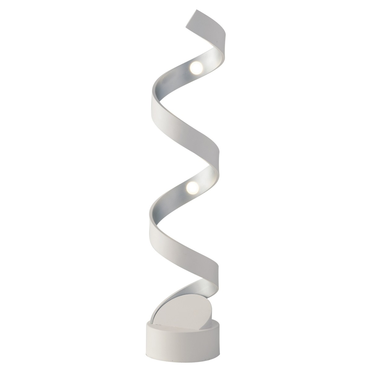 Lampada da tavolo 12W a led nero SPIRAL. Acquista...