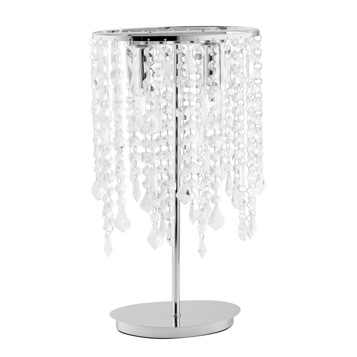 Lampe de table K9 en cristal et métal | Mondialshop