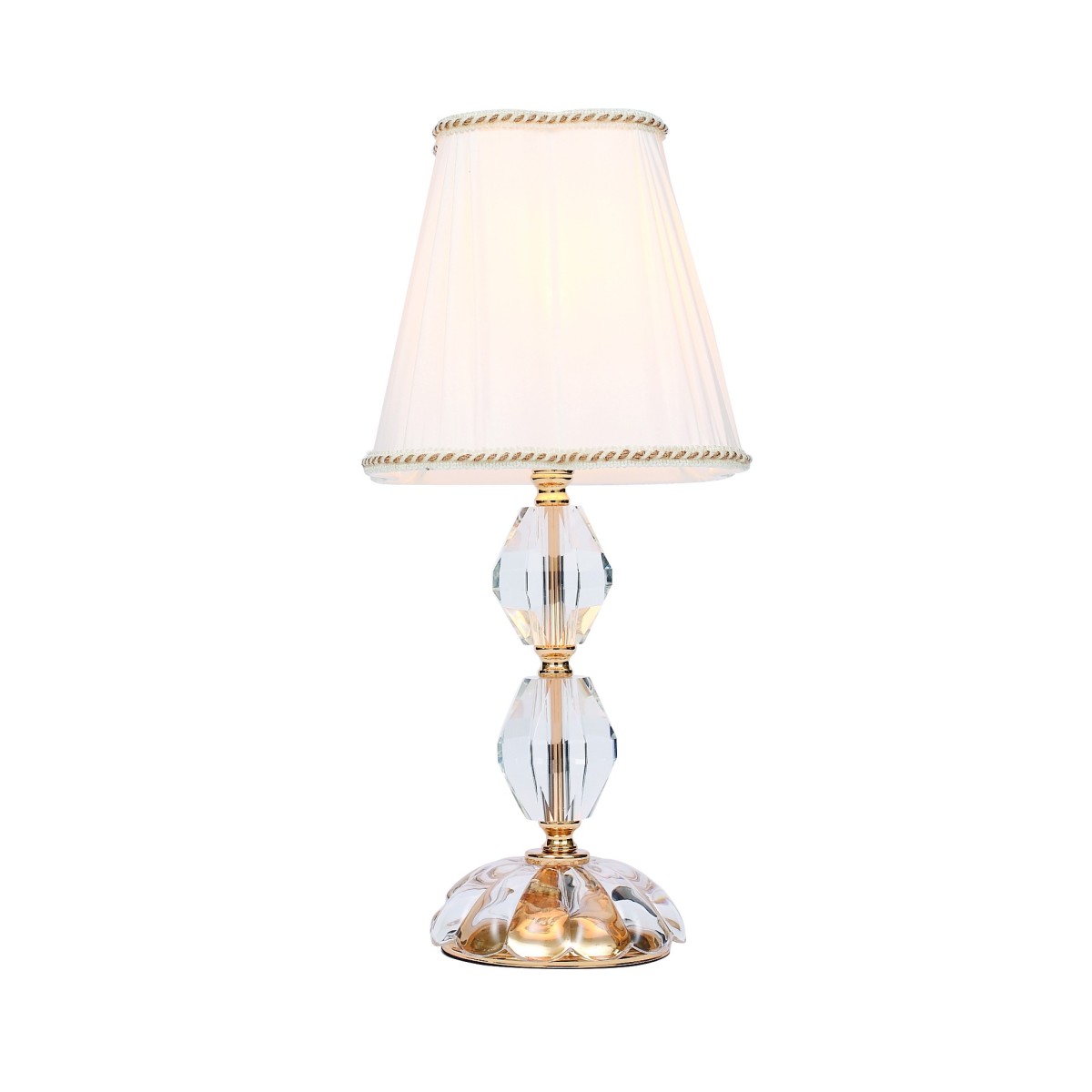 Lampada da Tavolo Elegante Cristallo Cromo | Mondialshop