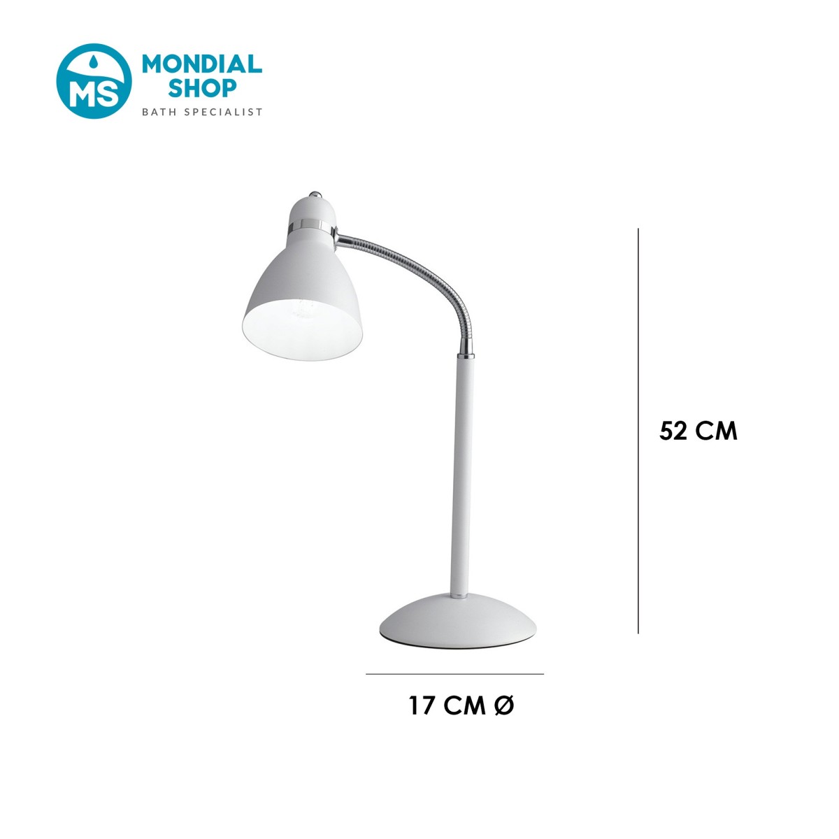 Scheda tecnica lampada da tavolo PEOPLE bianca