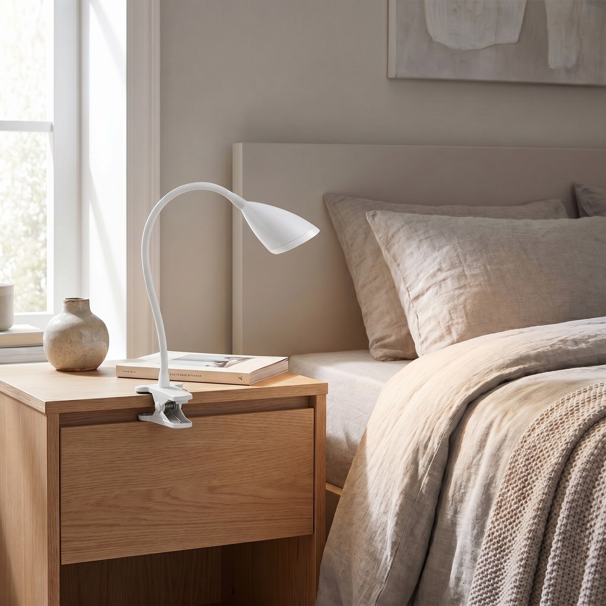 3,2-W-LED-Klemmleuchte, flexibel | Mondialshop