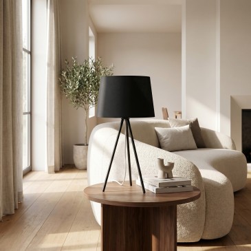 Lampe de table trépied E27 | Mondialshop