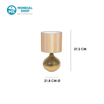 Scheda tecnica lumetto da tavolo moderno ed elegante PULSAR-L 35 oro