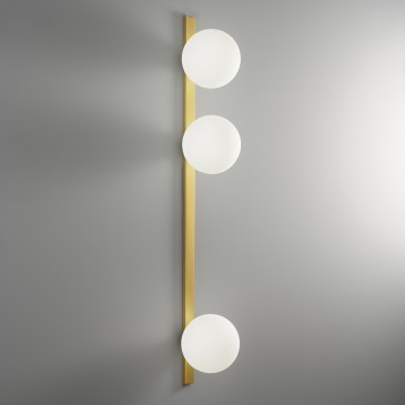 Applique a Muro Oro o Nero 3xE14 | Mondialshop