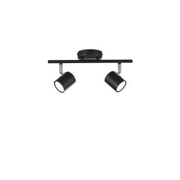 Faretto LED Orientabile Bianco o Nero 2xGU10 | Mondialshop