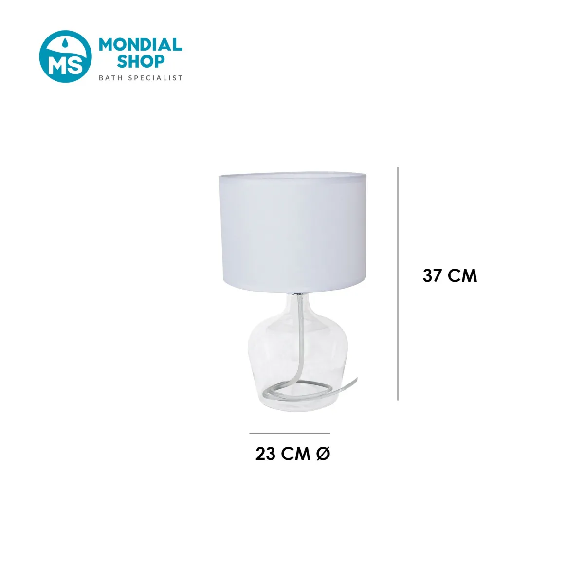 Moderne E27-Tischleuchte | Mondialshop