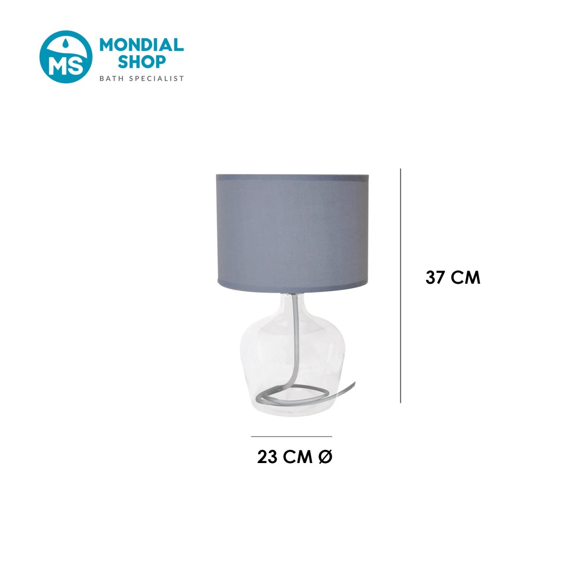 Moderne E27-Tischleuchte | Mondialshop