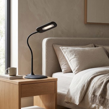 Lampada da Scrivania LED Disponibile in 3 varianti con comandi touch Lume da Lettura Flessibile 4.8W
