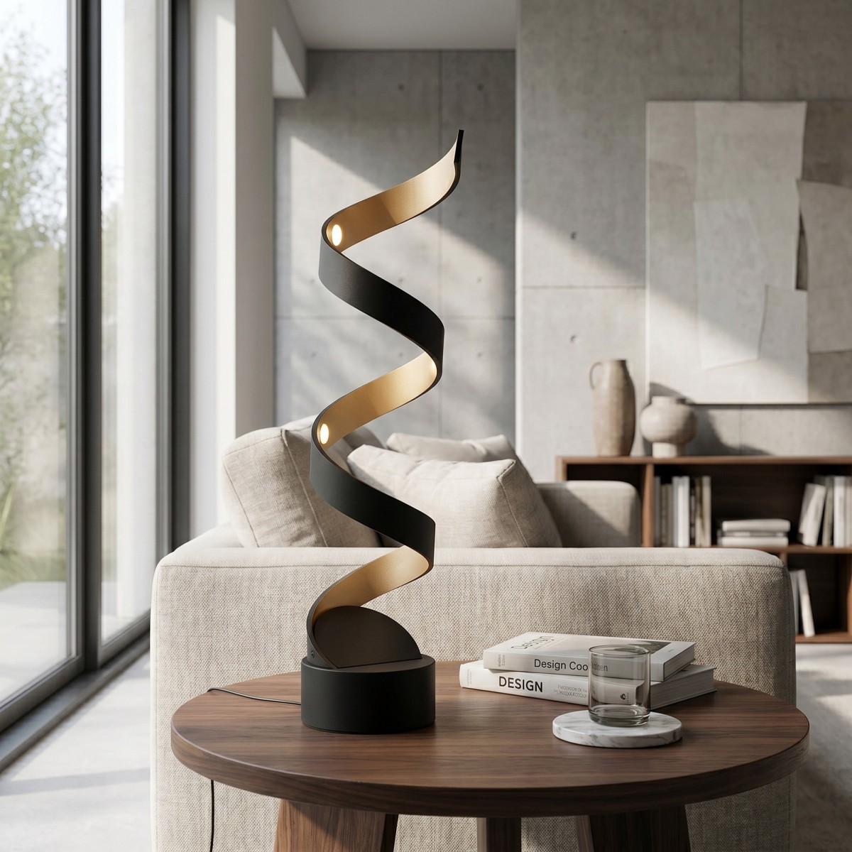 Lampe de table LED spirale 12 W | Mondialshop