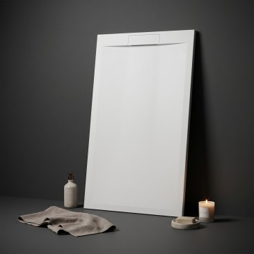Receveur De Douche Blanc Résine Minérale | Vincent
