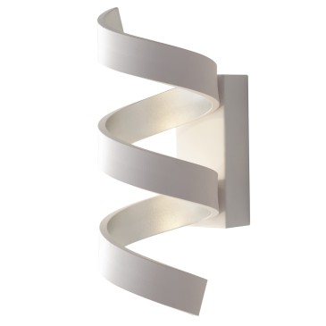 Applique LED Spirale Nero Oro o Bianco Argento | Mondialshop