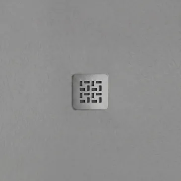 Piatto Doccia Semicircolare Grigio Chiaro effetto pietra cemento KRONOS